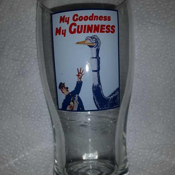Guinness Other - My Goodness My Guinness Pint Glass ostrich